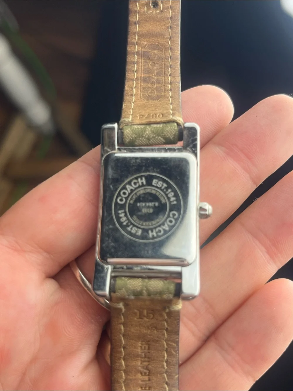 Vintage Coach watch *needs battery*